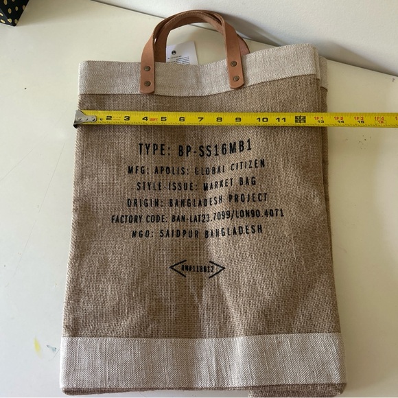 NEW Apolis Bring Home The Gold Farmers Market Bag - Picture 13 of 14